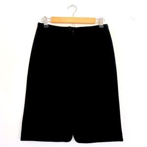 Vintage Giorgio Armani Skirt- Black 100% Wool, Sz 44/10